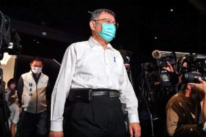柯文哲表示，大巨蛋蓋了就要完成